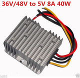 Waterproof Converter Regulator Step Down Power Supply 36V/48V to 5V 8A 40W