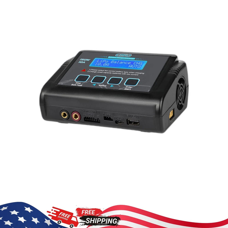 LiPo Battery Charger 150W 10A RC Balance for 1S 6S Smart Battery