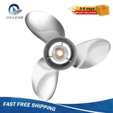 13-3/4 x 21 Stainless Steel Propeller for YAMAHA 150-250HP, 15 Spline Tooth,RH Propeller