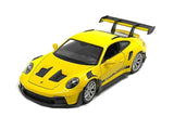 Porsche 911 GT3 RS (992) ¨C Yellow (NEX) Diecast 1:24 Scale Model - Welly 24122YL