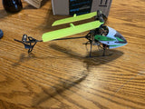 Hisky HCP100S Micro RC Helicopter Electric Flybar Hobby Grade Green White Black