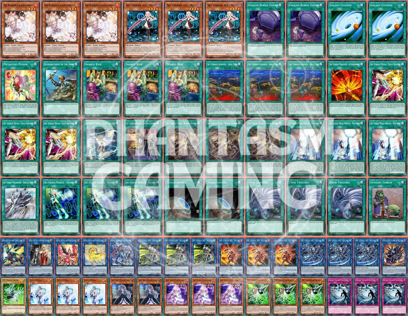 Striker Deck Effect Veiler Hayate Kagari Shizuku Ghost Reaper Yugioh