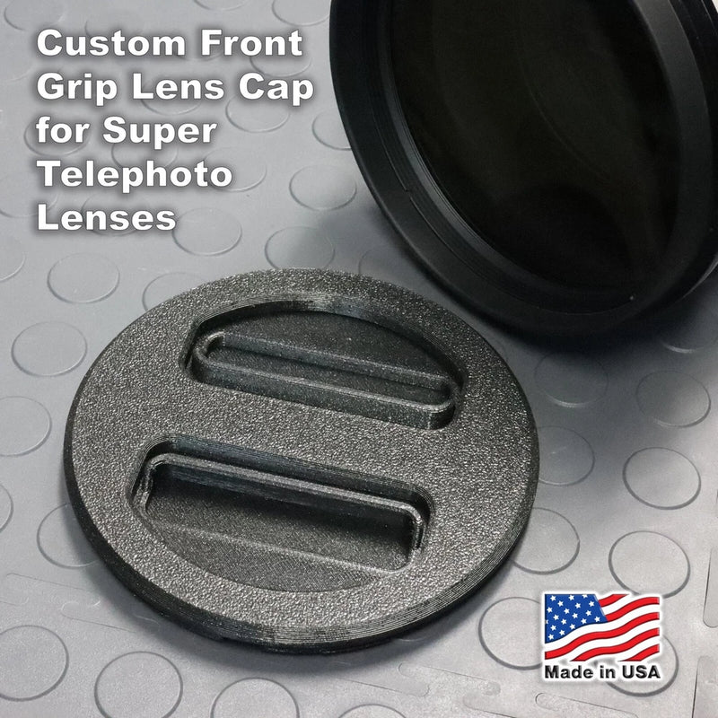 Custom Front Grip Lens Cap for Nikon NIKKOR AF-S 200-400mm f/4G - All Versions