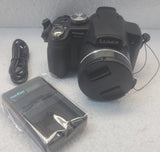 Panasonic LUMIX DMC-FZ18 8.1MP Digital Camera Black Complete W  Charger Tested