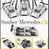 YS 1:64 C9 Sauber Le Mans Racing Car Alloy car Model Collectible Ornament Gift