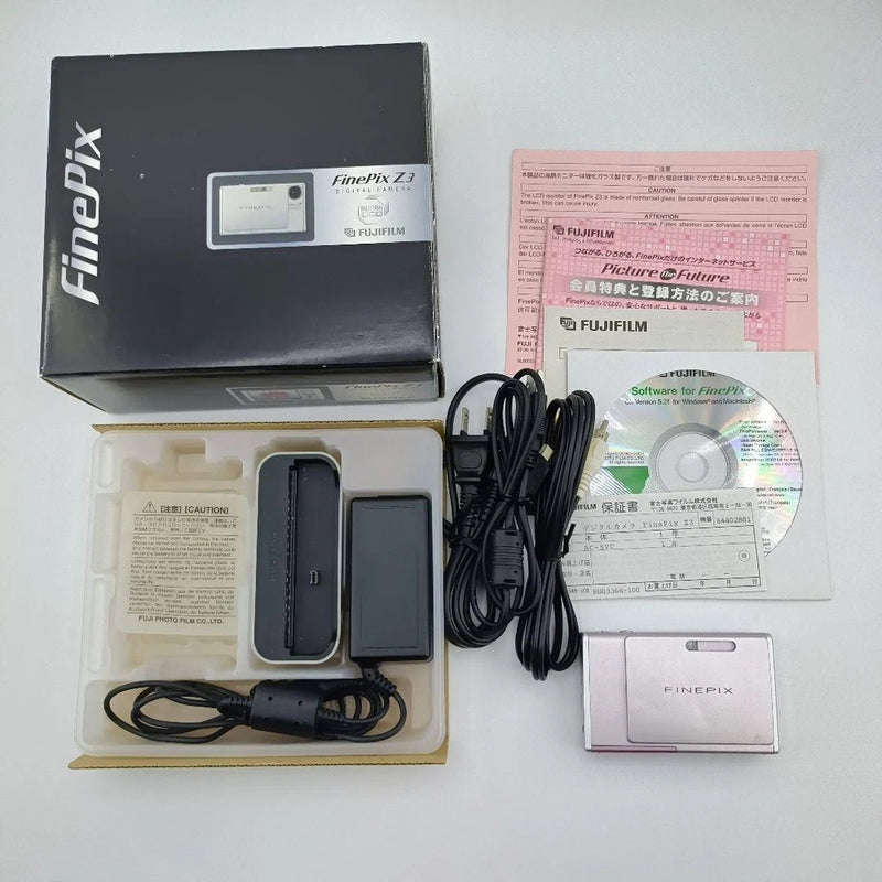 FUJIFILM FINEPIX Z3 Pink 5.1 MP Digital Camera used