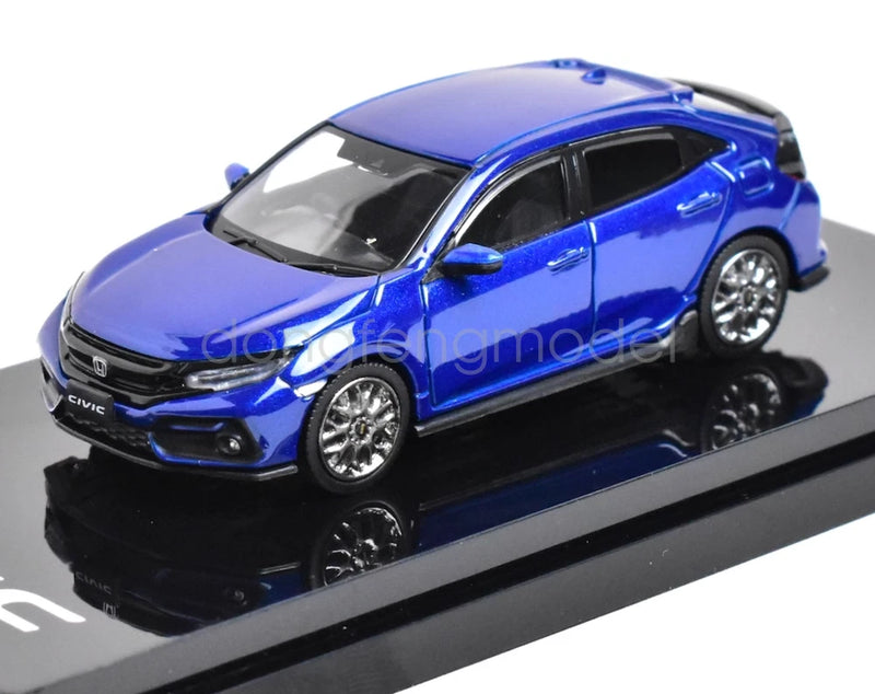 HobbyJapan 1:64 Blue JDM Civic FK7 Hatchback Sport Model Diecast Metal Car