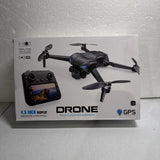 X-shop Drone 4k HD Camera w/GPS  4.5 inch display - Brand New Sealed Box
