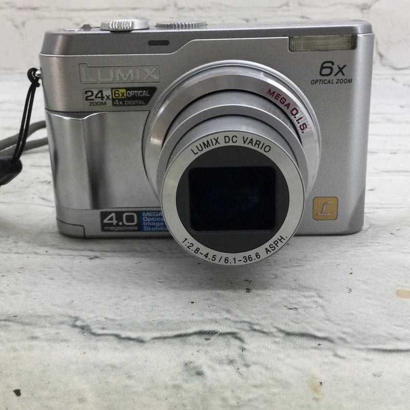 Panasonic LUMIX DMC-LZ1 4.0 MP Digital Camera - Silver FOR PARTS OR REPAIR