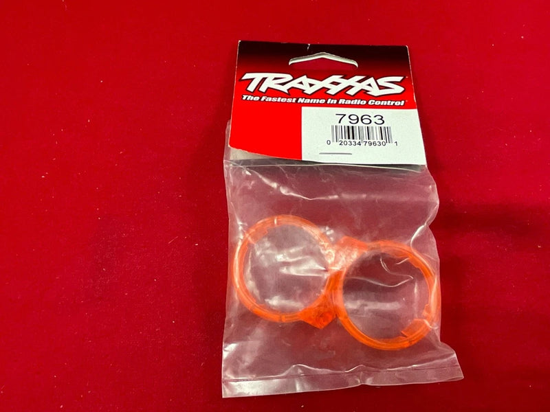 TRAXXAS 7963 orange LED motor lenses, left and right pair in retail bag
