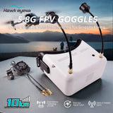 Hawkeye 5.8GHz FPV Goggles 5CH Band 10KM Transmission 155??Lens for FPV Drone
