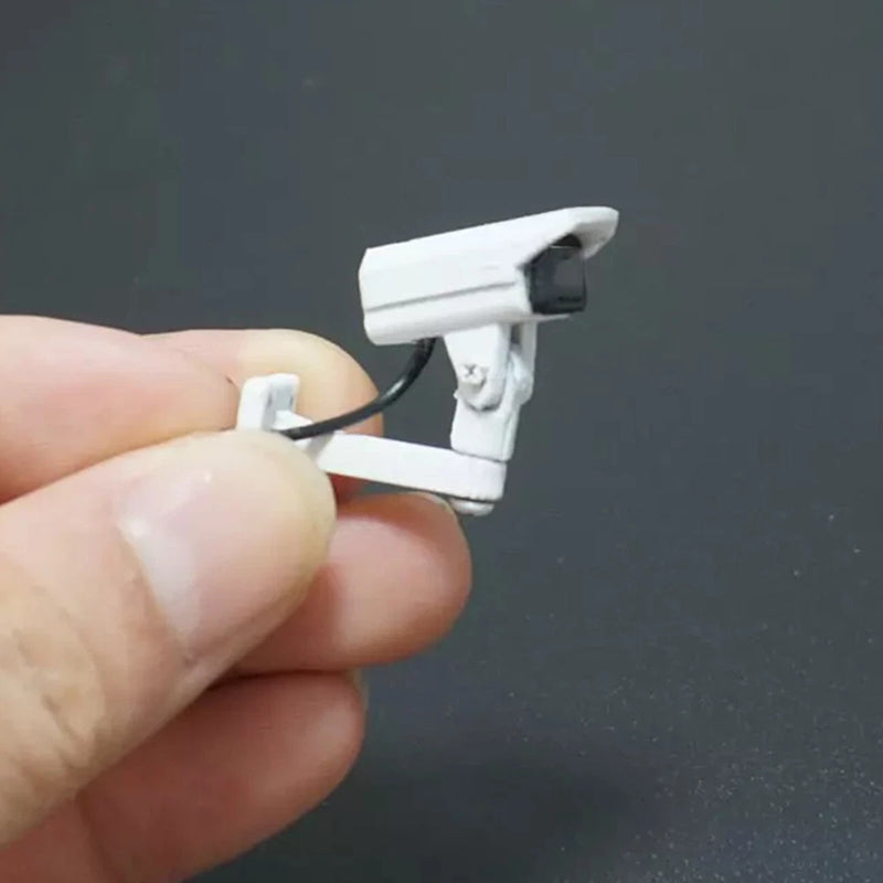 Diorama 1/18 Mini Surveillance Camera Model Garage Scene Display Props Model