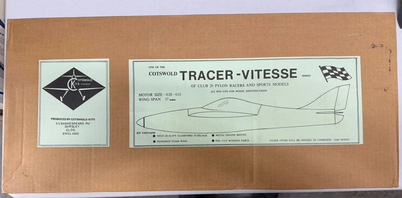 Cotswold Tracer Vitesse 37?? RC Kit UK Model Sport / Speed Aircraft RC Airplane