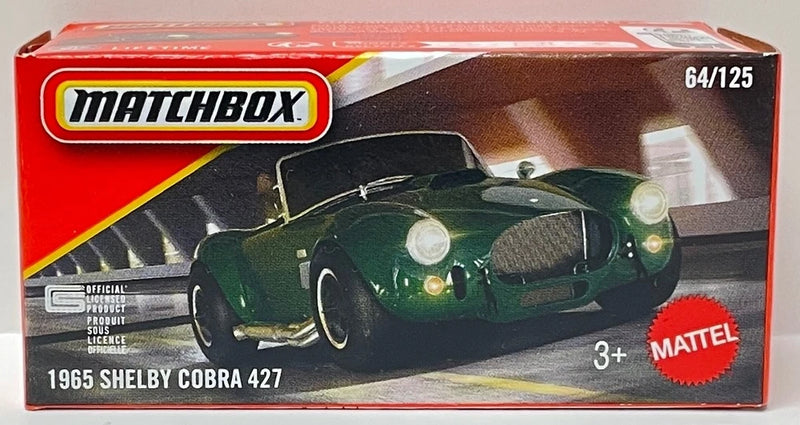 Matchbox 1965 Shelby Cobra 427 Power Grabs | #64 Diecast 1:64 Model | 2026 G