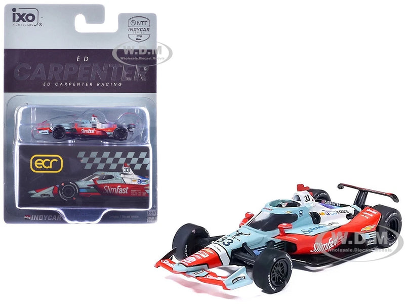 DALLARA INDYCAR #33 CARPENTER "SLIM FAST" NTT SERIES 2026 1/64 BY IXO IND64053
