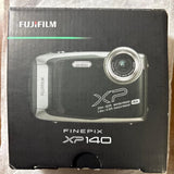 FUJIFILM FINEPIX XP140 Dark Silver Compact Digital Camera Tested Japan