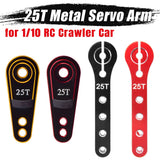 RC Steering Servo Arm Aluminum Metal Knuckle Half Arm Horn 25T for Traxxas Cars