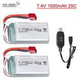 7.4v 1500mah 25C Lipo Battery For WLtoys 144001 V913 Q212G V912 V262 L959 RC toy