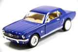 5" Kinsmart 1964 1/2 Ford Mustang Diecast Model Toy Car 1:36 Blue