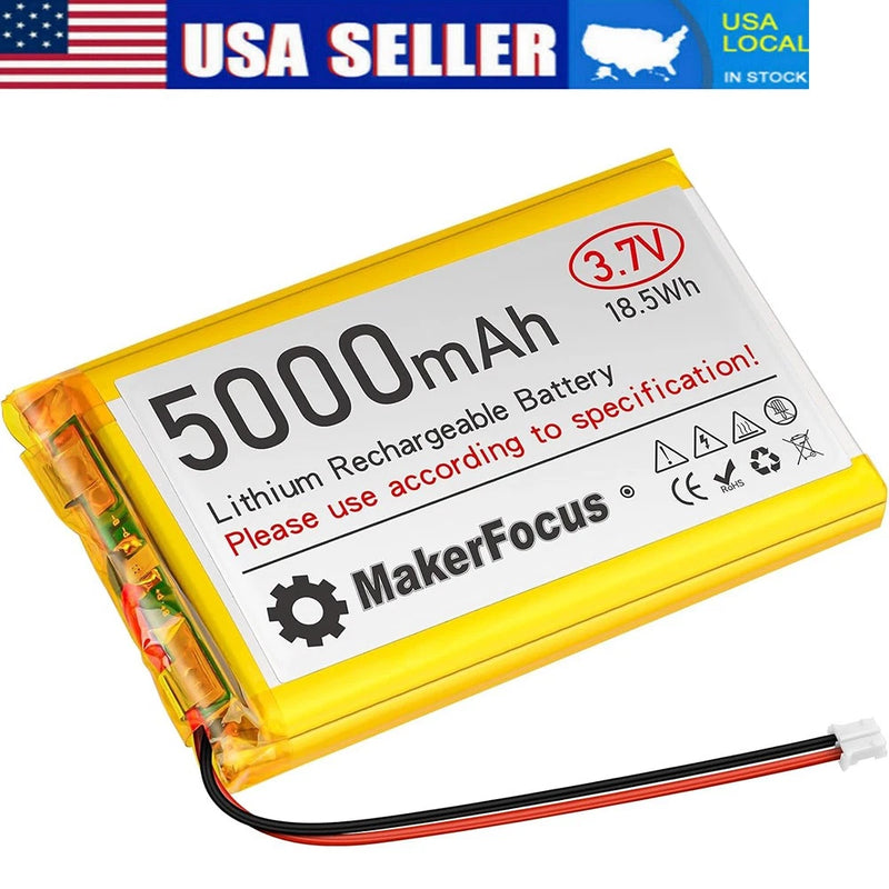 3.7V 5000mAh Lipo Battery Lithium Battery w/Micro PH2.0 for Raspberry Pi Board Battery