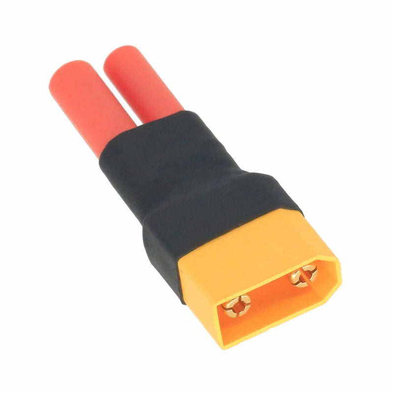 HXT 4mm Female Jack to XT90 Male Plug No Wires Adapter For RC Lipo Battery