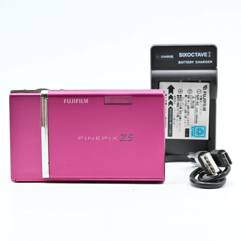 Fujifilm FinePix Z5fd Pink Retro CCD Compact Digital Camera [Near Mint]