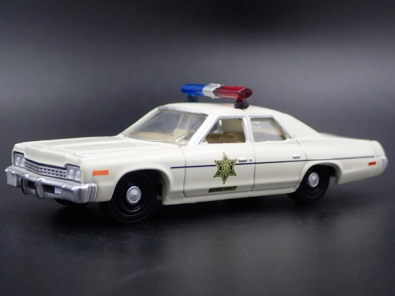 1975 75 DODGE MONACO DUKES HAZZARD COUNTY SHERIFF 1/64 SCALE DIECAST MODEL CAR