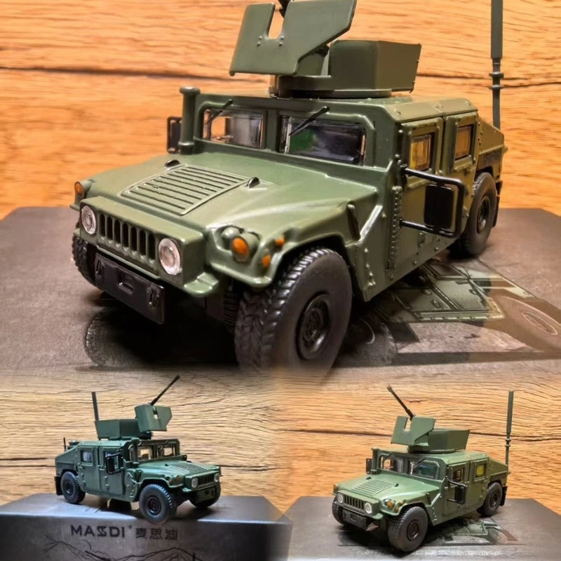Masdi 1/64 Hummer H1 armored car Military Vehicle Model