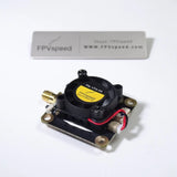 FPVspeed VTX-S6 FPV VTX module with black heatsink, gold SMA connector, red wires
