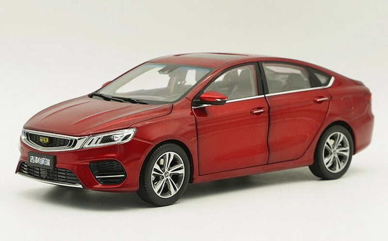 1/18 Scale Geely Binrui Red Diecast Car Model Toy Collection Gift NIB