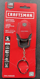 Craftsman red LED keychain bottle opener with metal opener and keyring, 15 lumens