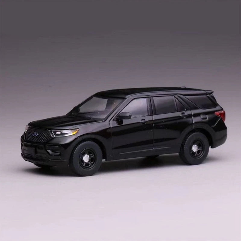 ED 1:64 596 Black 2020 Explorer State Police SUV Model Diecast Collect Car