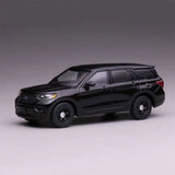ED 1:64 596 Black 2020 Explorer State Police SUV Model Diecast Collect Car