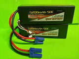 2 VANT 3S  5200mAh 50C Lipo Battery W EC5 ARRMA GRANITE OUTCAST SENTON KRATON Battery