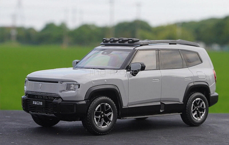 1/18 Scale For Changan Deep Blue G318 SUV Grey Diecast Car Model Toy Collection