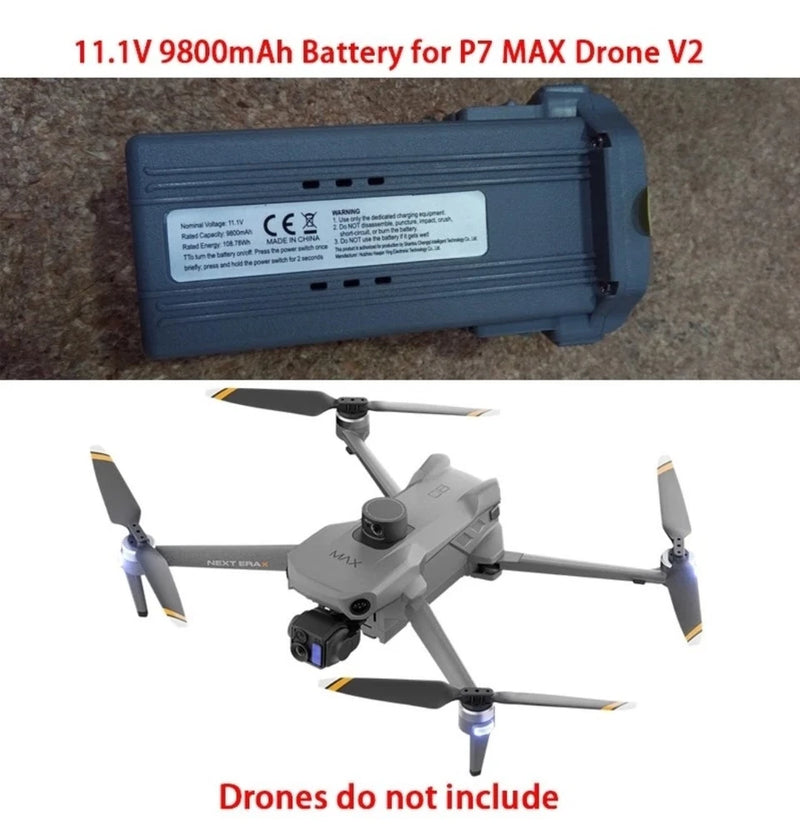 11.1V 9800mAh Battery for P7 MAX Drone V2(Second Generation) Battery