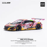 Pop Race 1:64 NSX GT3 Evo22-EVA RT Production Custom Type-08 Diecast Model Car