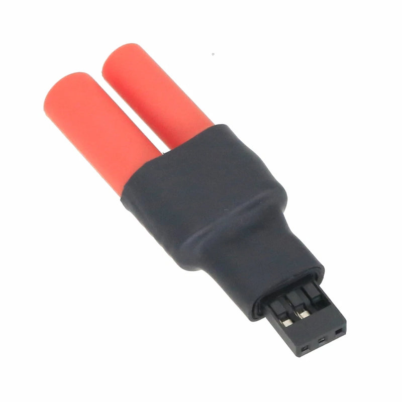 HXT 4mm Male Plug to JR Futaba Male No Wires Adapter For RRC Lipo Battery FPV