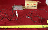 NOS VINTAGE HITACHI DC. ADAPTER D-69 INPUT DC12V- OUTPUT DC 6V/9V-400mA + O. BOX