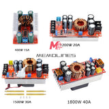 1200W 20A/1500W 30A/1800W 40A DC-DC Converter Boost Step-up Power Supply Module