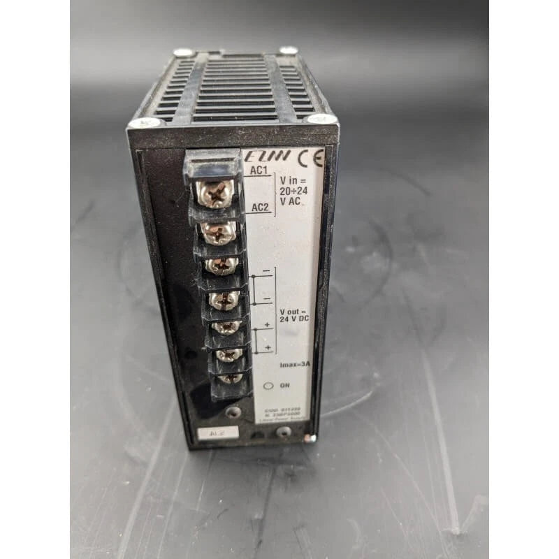 Ezm Linear Power Supply Cod 011355 Input 20-24 V AC Output 24 V DC