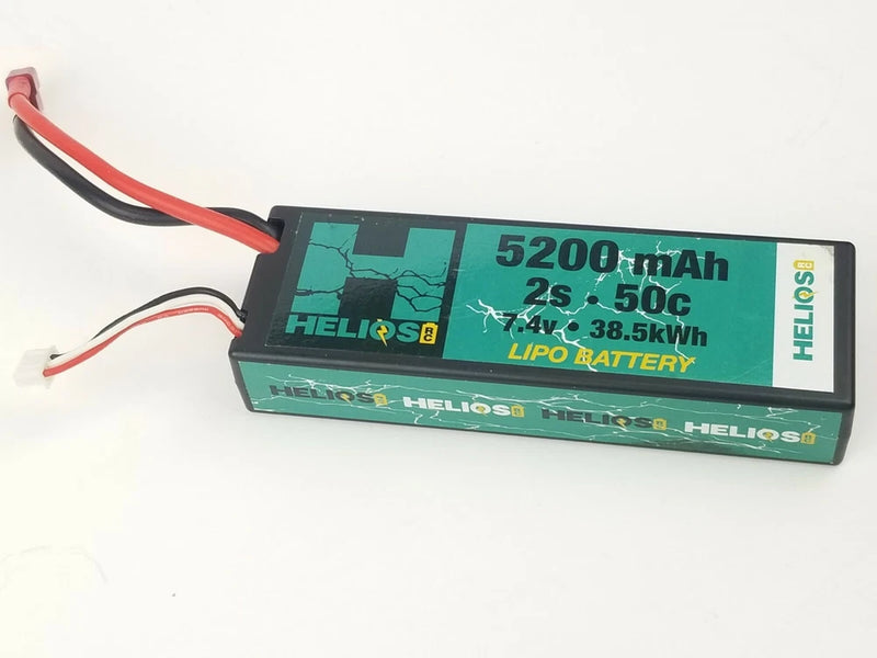 HELIOS RC 2S 5200 MAH 50C LIPO Battery Battery