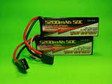 2X VANT 5200MAH 3S 11.1 50C LIPO BATTERY FITS TRAXXAS PLUG SLASH REVO STAMPEDE