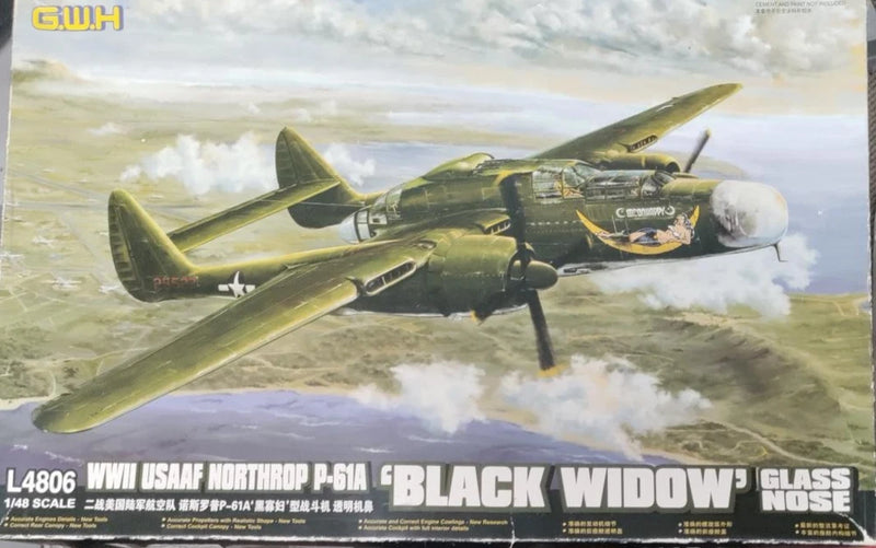 Great Wall Hobby 1/48 US P-61A Black Widow Glass Nose L4806