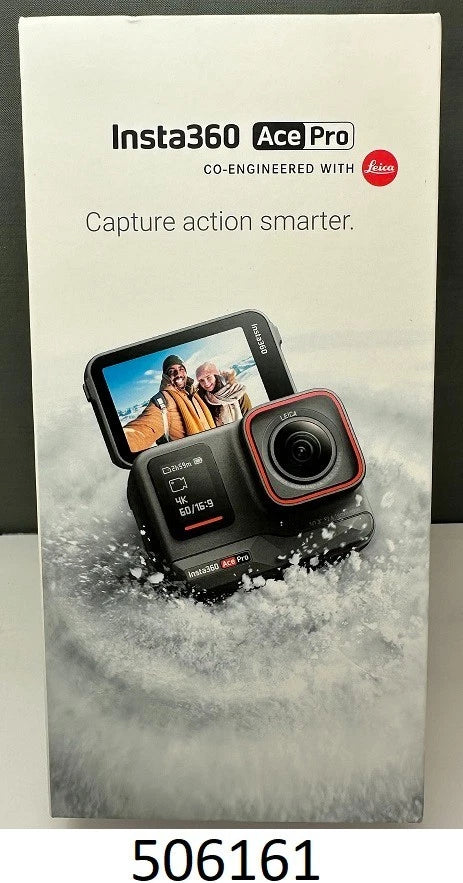 Insta360 Ace Pro Action Camera AI-Powered Waterproof - Black