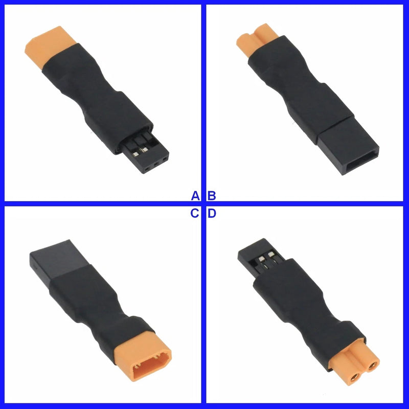 XT30 to JR Futaba No Wires Adapter For Plane Truck Boat Lipo Battery Toy Hobby