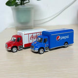 1:87 Coca-Cola/Pepsi Transport Truck Diecast Model Car Toy Collection