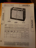 Concord Model 1-611 Battery Radio,Photofact Repair Paper, Schematic,Chicago,IL. Battery