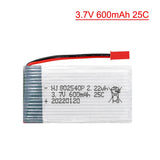 3.7V 600mAh 25C Lipo Battery For HJ818 HJ819 509W DFDF161 X400 X800 X300C RC Dro