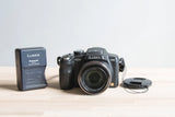 Panasonic LUMIX DMC-FZ35 Black Digital Camera 12 MP Leica Lens Parts/Not Working